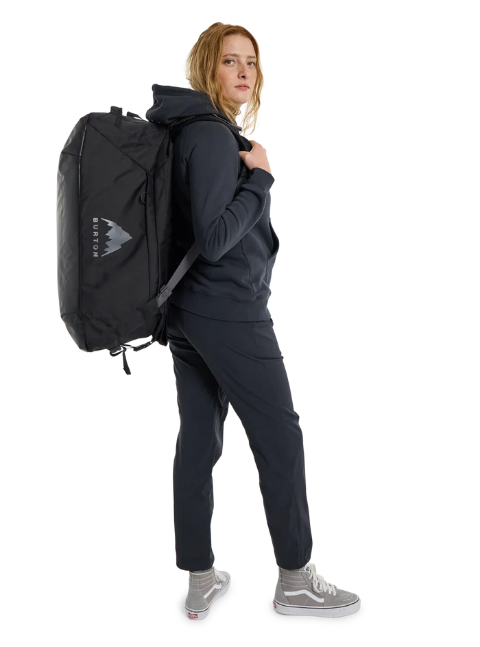 Product image of Burton Multipath 60L Expandable Duffel Bag[Variant:True Black Ballistic]