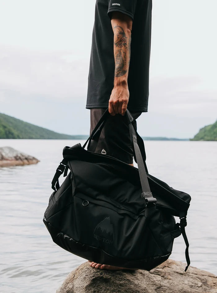 Product image of Burton Multipath 60L Expandable Duffel Bag[Variant:True Black Ballistic]