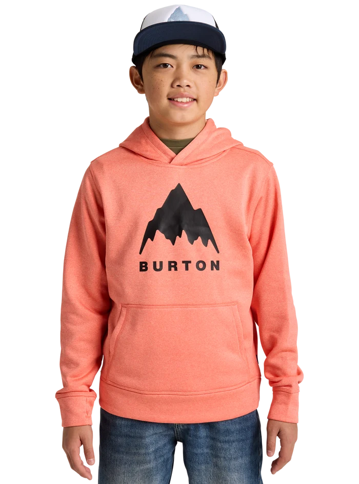 Product image of Kids' Burton Oak Pullover Hoodie[Variant:Peach Echo Heather]