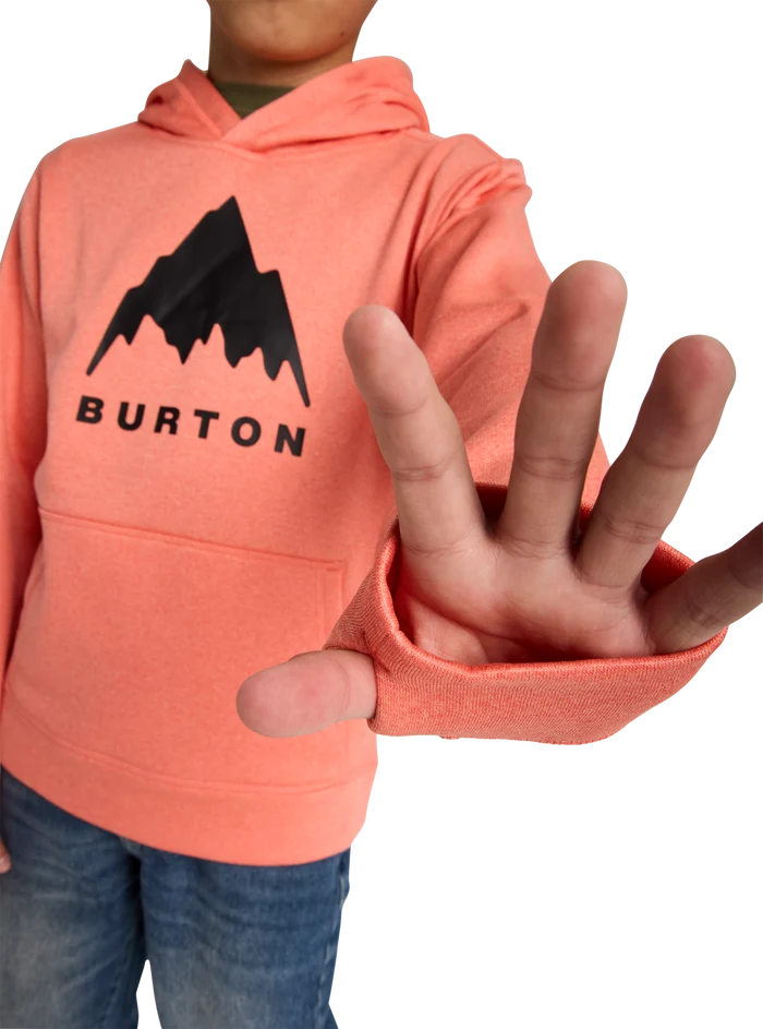 Product image of Kids' Burton Oak Pullover Hoodie[Variant:Peach Echo Heather]