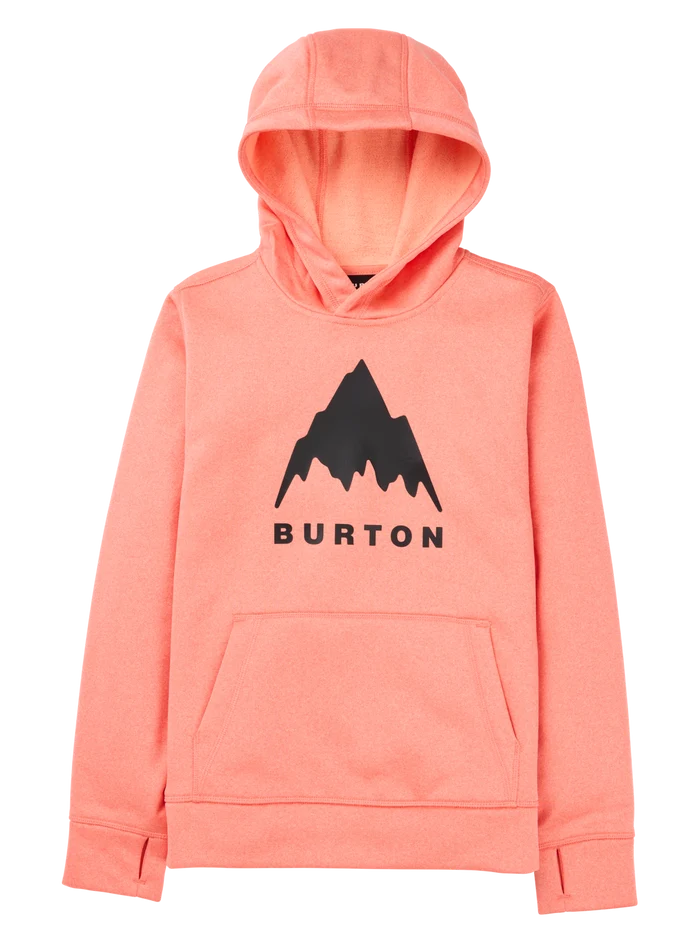 Product image of Kids' Burton Oak Pullover Hoodie[Variant:Peach Echo Heather]