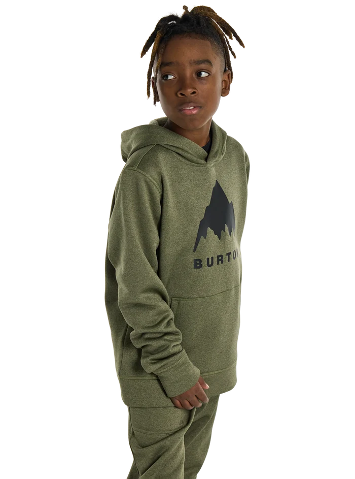 Product image of Kids' Burton Oak Pullover Hoodie[Variant:Forest Moss Heather]