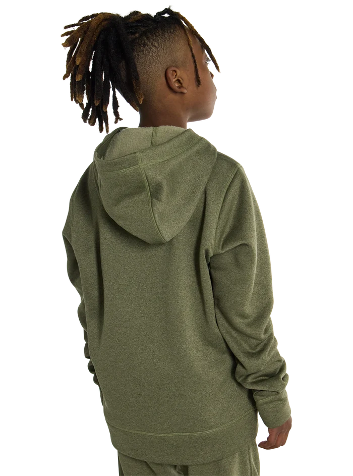 Product image of Kids' Burton Oak Pullover Hoodie[Variant:Forest Moss Heather]