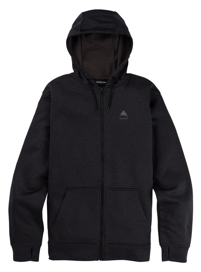 Product image of Men's Burton Oak Full-Zip Hoodie[Variant:True Black Heather]