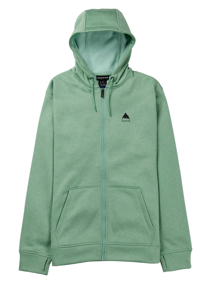 Product image of Men's Burton Oak Full-Zip Hoodie[Variant:Soft Sage Heather]