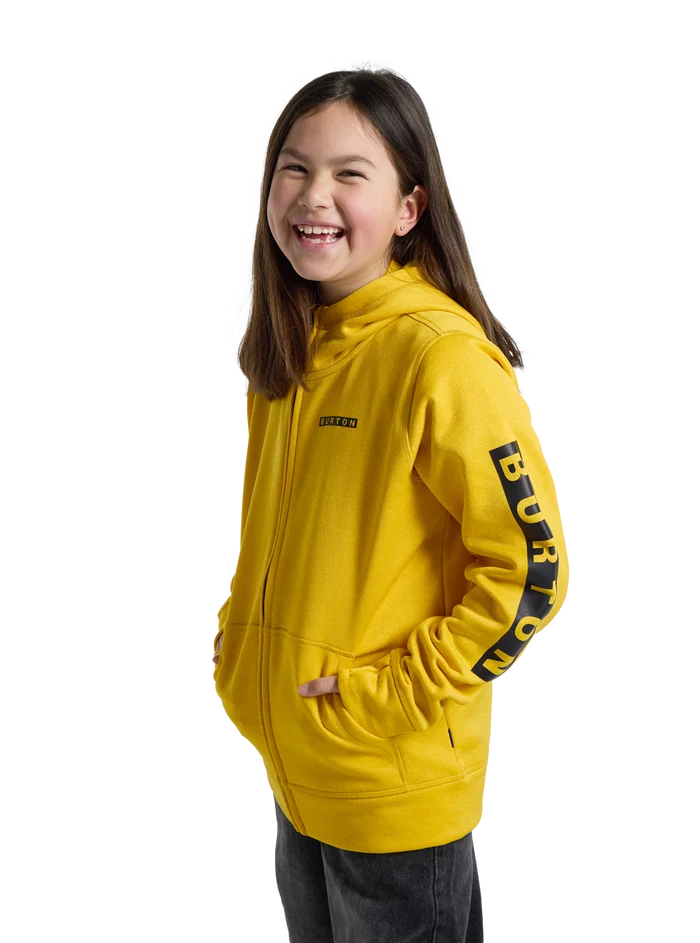 Product image of Kids' Burton Oak Full-Zip Hoodie[Variant:Goldenrod Heather]