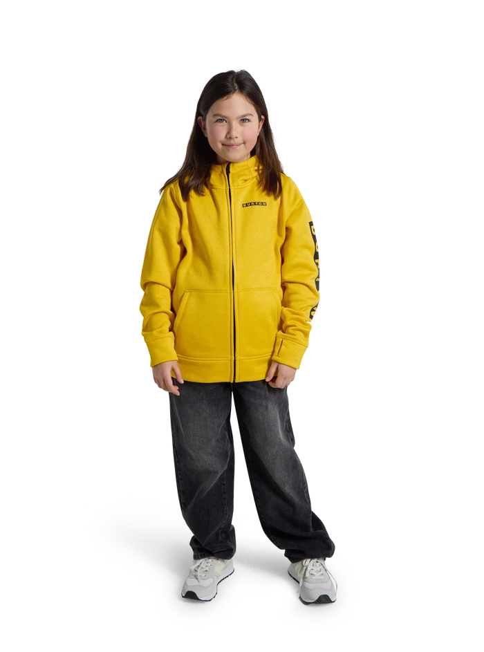 Product image of Kids' Burton Oak Full-Zip Hoodie[Variant:Goldenrod Heather]