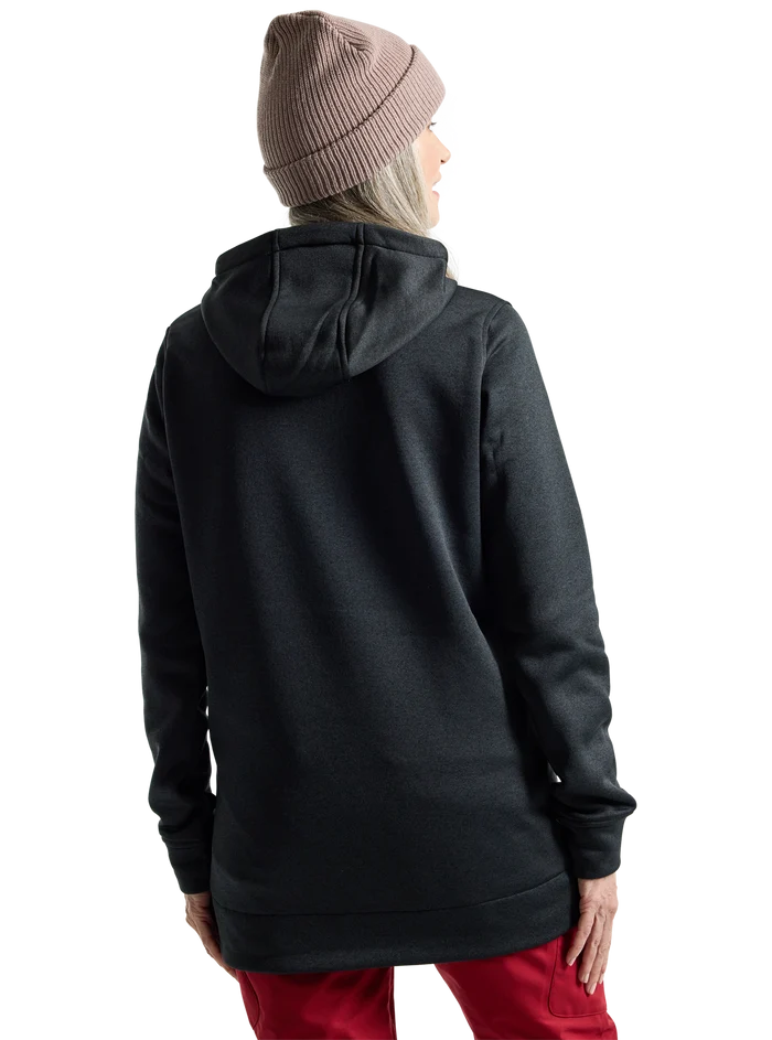Product image of Women's Burton Oak Long Pullover Hoodie[Variant:True Black Heather]