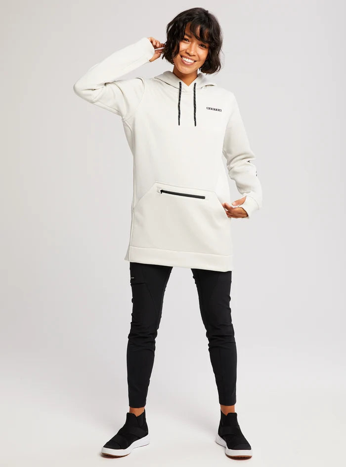 Product image of Women's Burton Oak Long Pullover Hoodie[Variant:Stout White Heather]