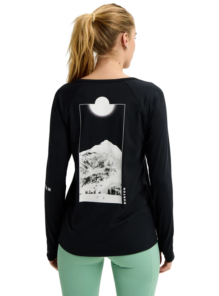 Product image of Women's Burton Roadie Base Layer Tech T-Shirt[Variant:True Black]