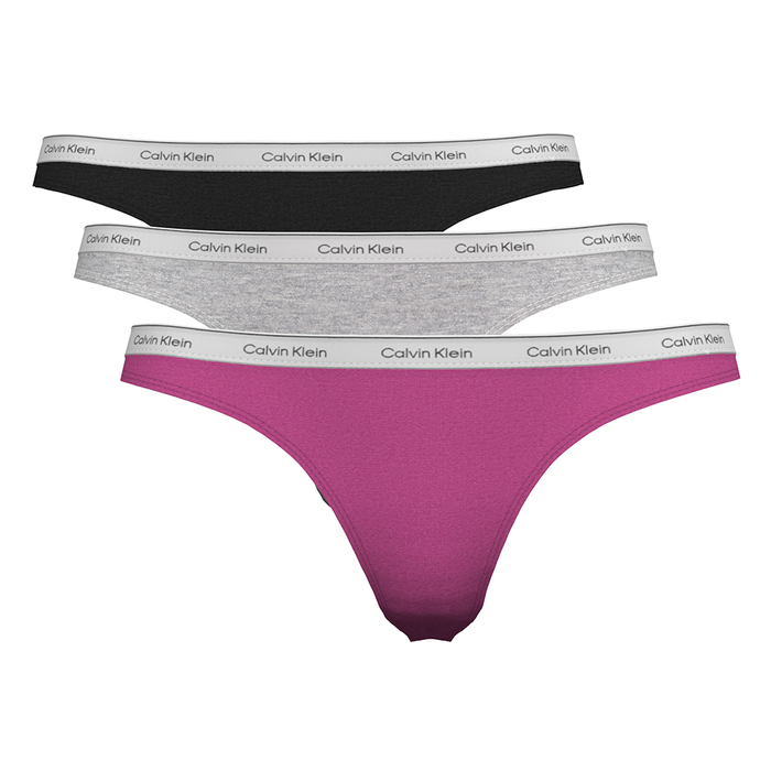 Calvin Klein 3 Pack Thongs - Icon Logo