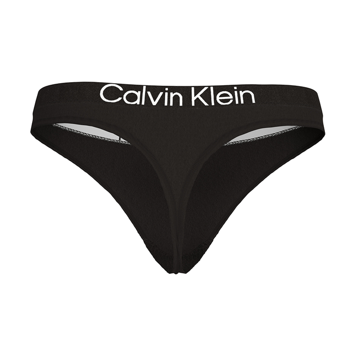 Calvin Klein 3 Pack Thongs - Maximum Cotton Black