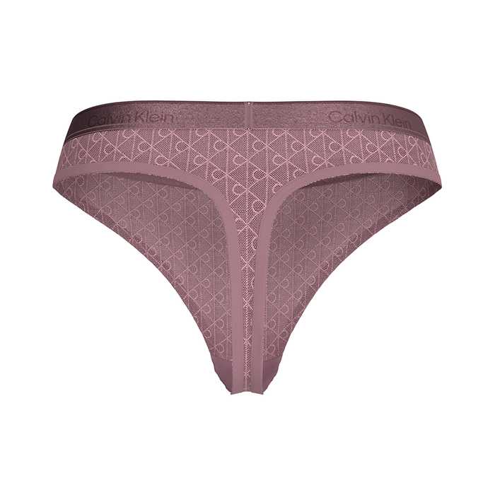 Calvin Klein String - Icon Cotton Modal Purple