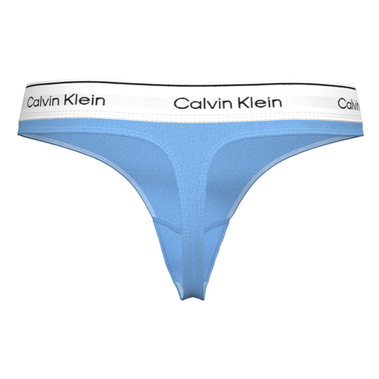 Calvin Klein Thong - Icon Cotton Modal Blue