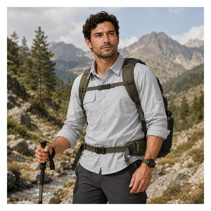 Camisa Outdoor Elastizada Pale Hombre