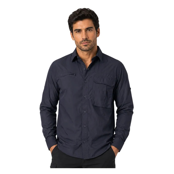 Camisa Trekking Ripstop Manga Larga UPF50 Fénec Hombre