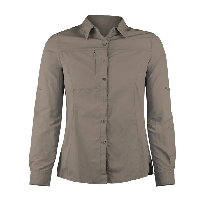 Camisa Trekking Ripstop Manga Larga UPF50 Fénec Mujer