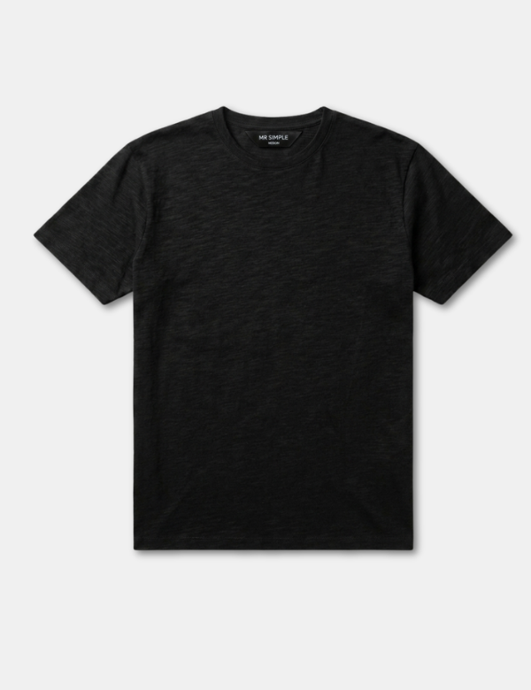 Cashmere Reginald Short Sleeve Tee - Black