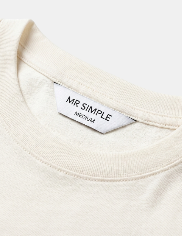 Cashmere Reginald Short Sleeve Tee - Natural