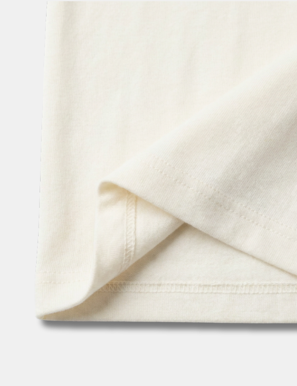 Cashmere Reginald Short Sleeve Tee - Natural