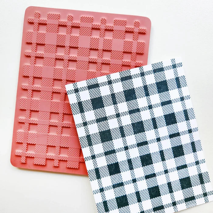 Catherine Pooler - Background Stamp - Flannel. Available at Embellish Away located in Bowmanville Ontario Canada.
