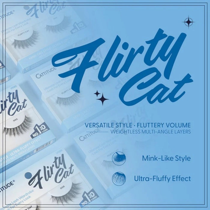 Cattitude Lash Flirty Cat 4 Pairs #4LFC001