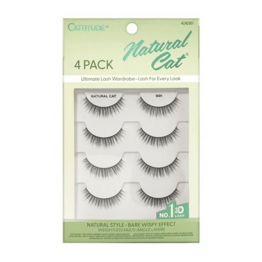 Cattitude Lash Natural Cat 4 Pairs #4LNC001