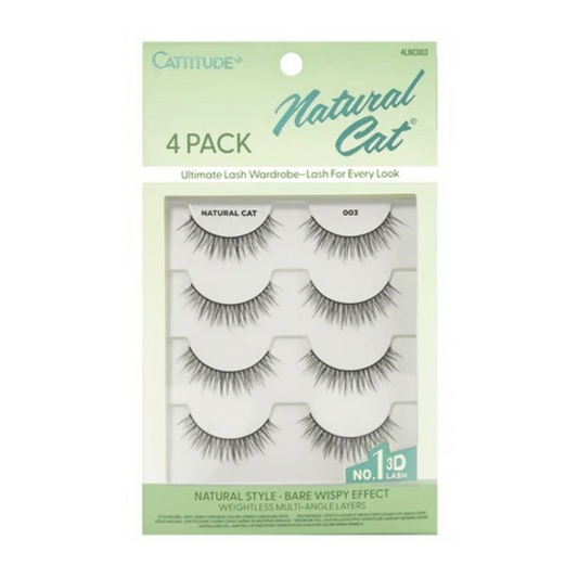 Cattitude Lash Natural Cat 4 Pairs #4LNC003