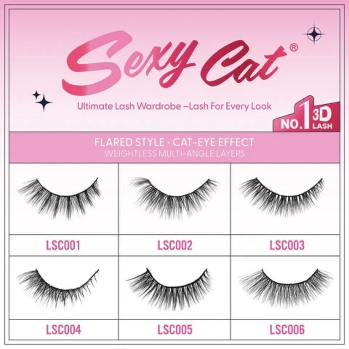 Cattitude Lash Sexy Cat 4 Pairs #4LSC002