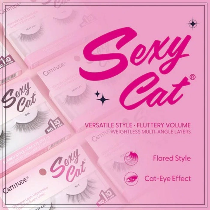 Cattitude Lash Sexy Cat 4 Pairs #4LSC002