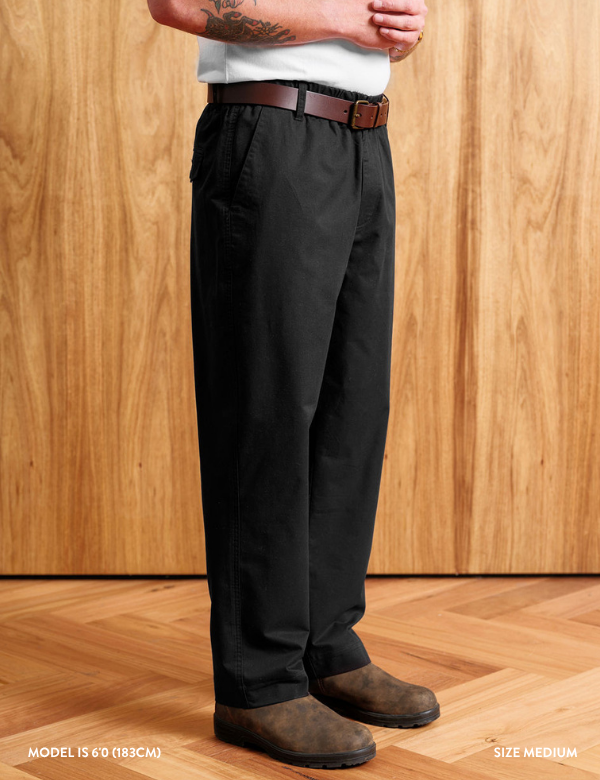 Chad Straight Leg Pant - Black