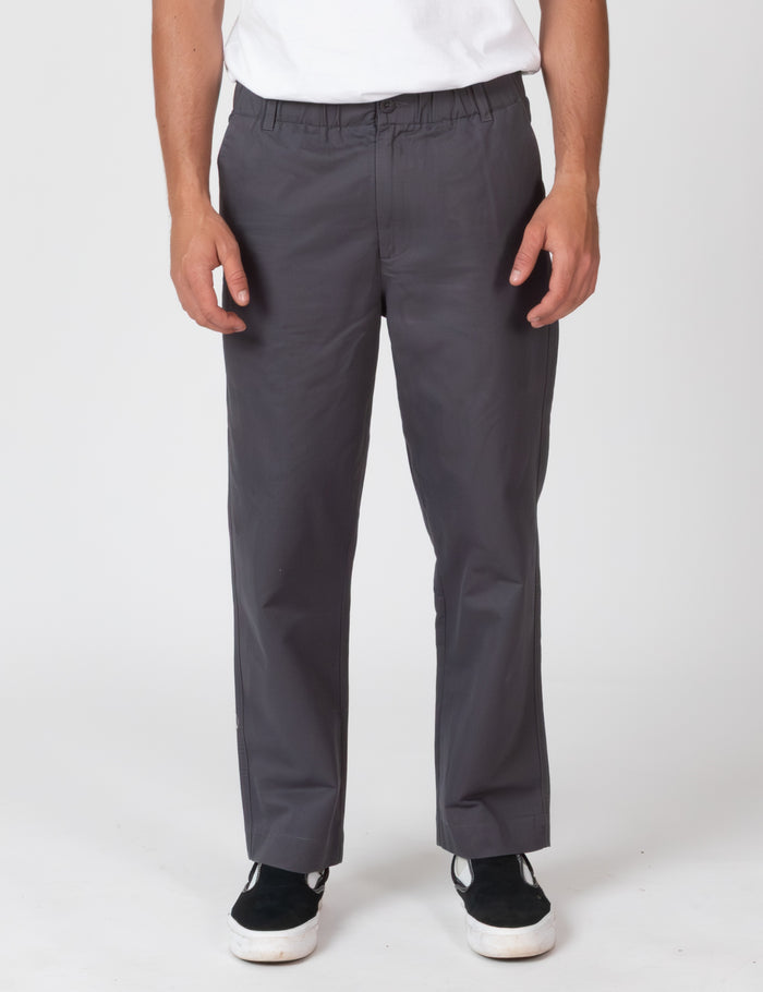 Chad Straight Leg Pant - Charcoal