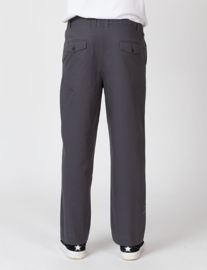 Chad Straight Leg Pant - Charcoal