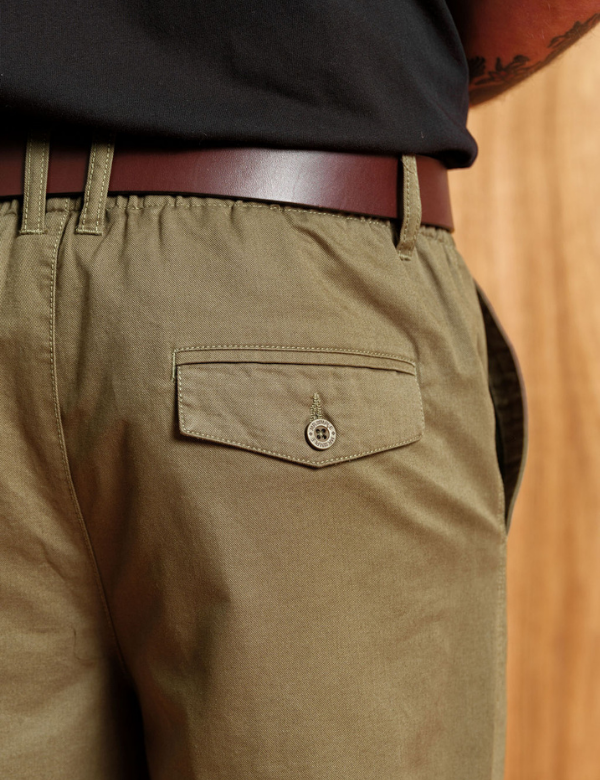 Chad Straight Leg Pant - Fatigue