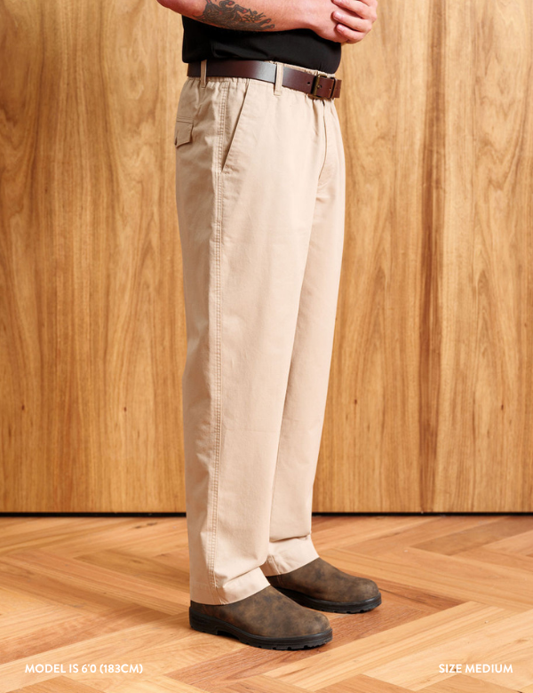 Chad Straight Leg Pant - Vintage Stone