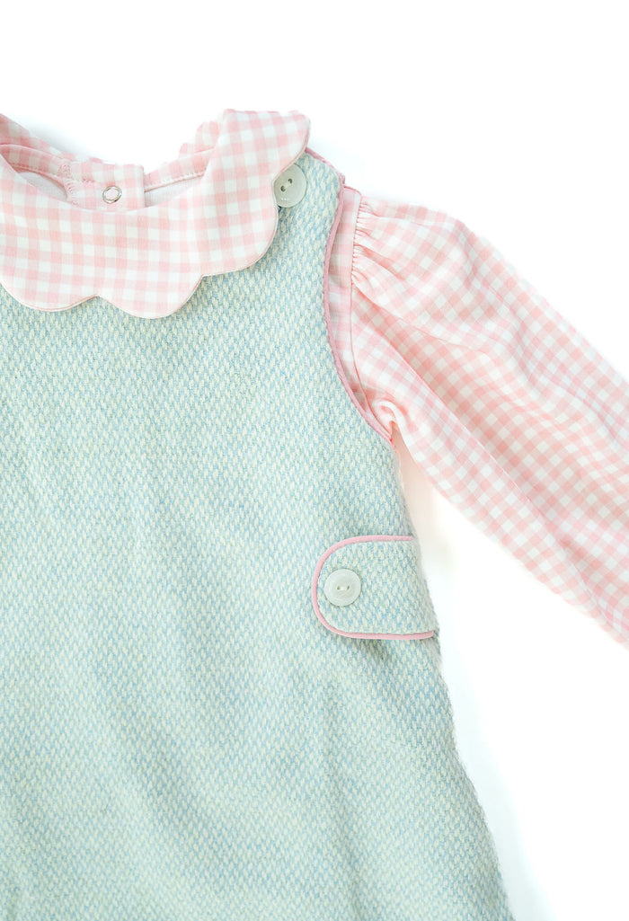 Classic Green and Pink Dress ONLY
