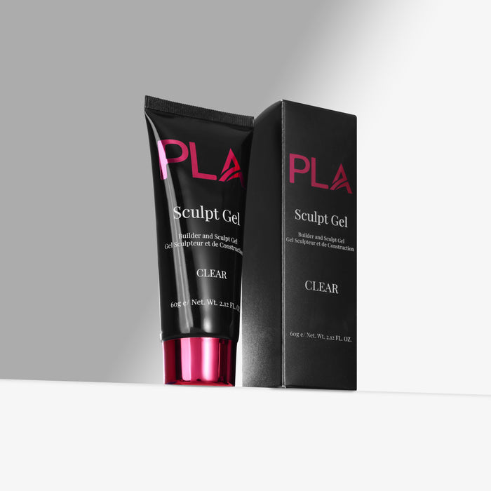 PLA Sculpt Gel tube and packaging on a gray background