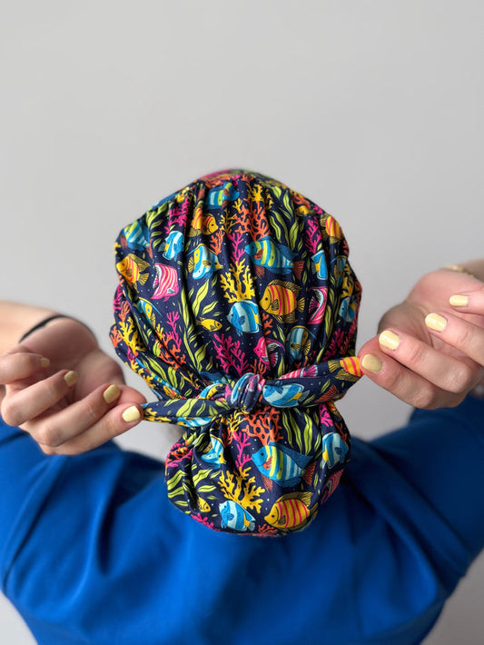 CloudCaps Scrub Cap | Aquarium