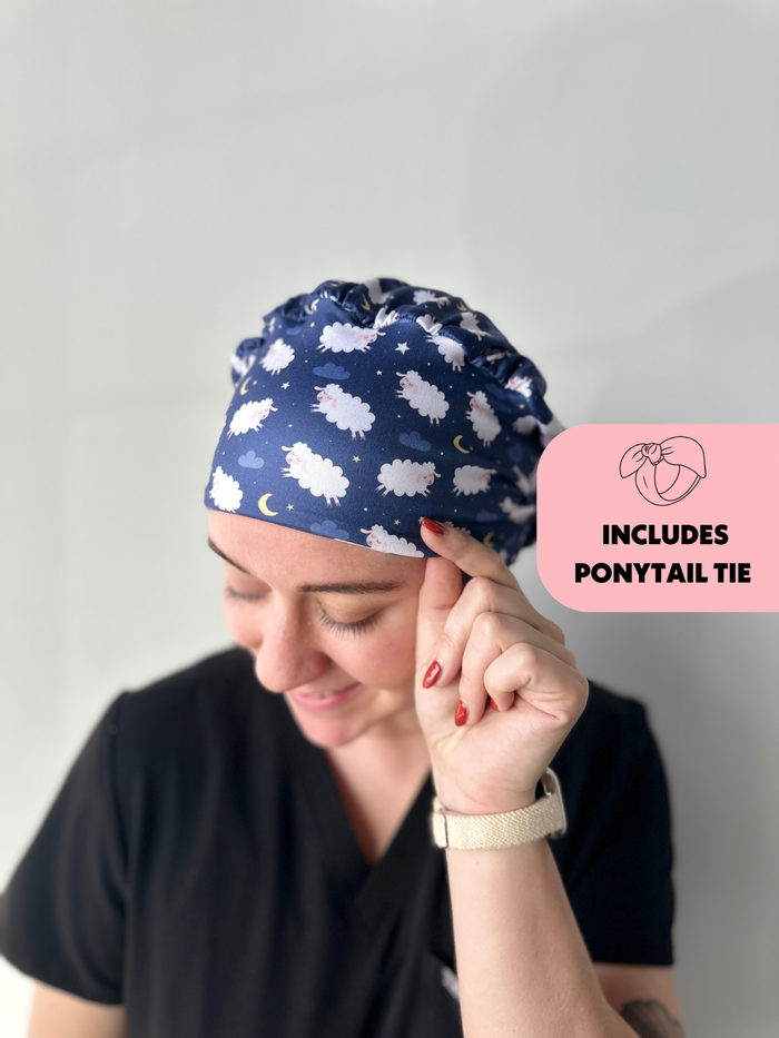 CloudCaps Scrub Cap | Counting Sheep