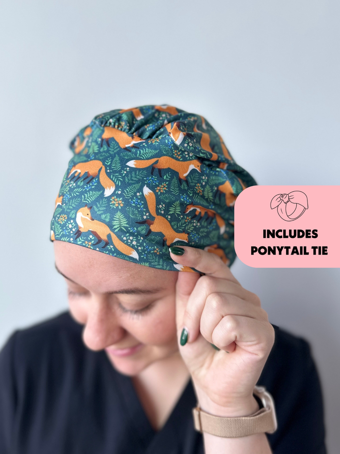 CloudCaps Scrub Cap | Friendly Fox