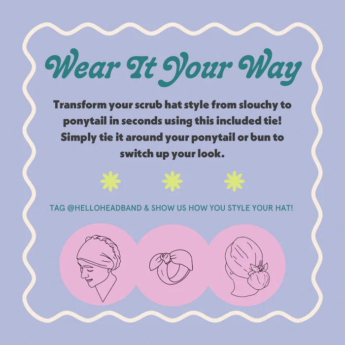 CloudCaps Scrub Cap | Friendly Fox