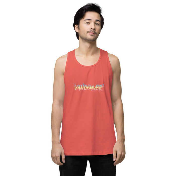 Colorful Vancouver Men’s premium tank top - Billyforce Shop