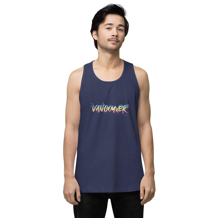 Colorful Vancouver Men’s premium tank top - Billyforce Shop