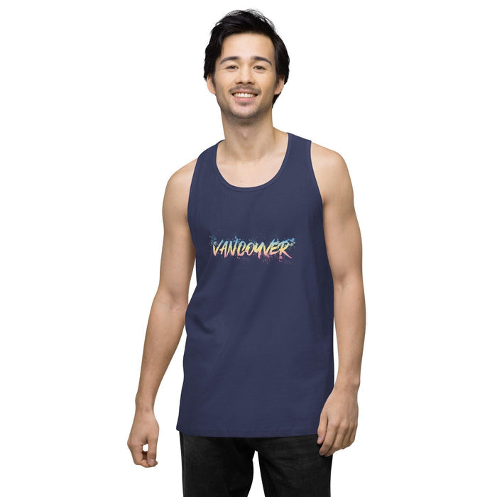 Colorful Vancouver Men’s premium tank top - Billyforce Shop
