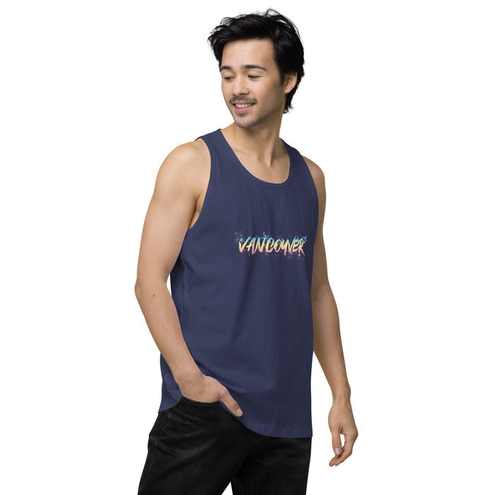 Colorful Vancouver Men’s premium tank top - Billyforce Shop