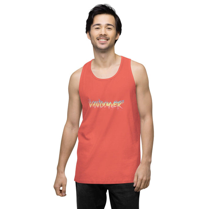 Colorful Vancouver Men’s premium tank top - Billyforce Shop