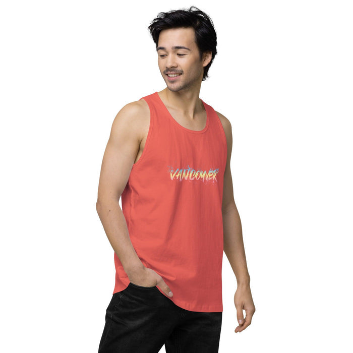 Colorful Vancouver Men’s premium tank top - Billyforce Shop