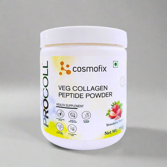 Cosmofix Procoll Veg Collagen Peptide Powder - Strawberry Flavour