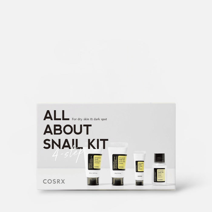 Cosrx All About Snail Kit (4pcs) مجموعة كوسركس الشاملة عن الحلزون - Princess Cosmetics Qatar