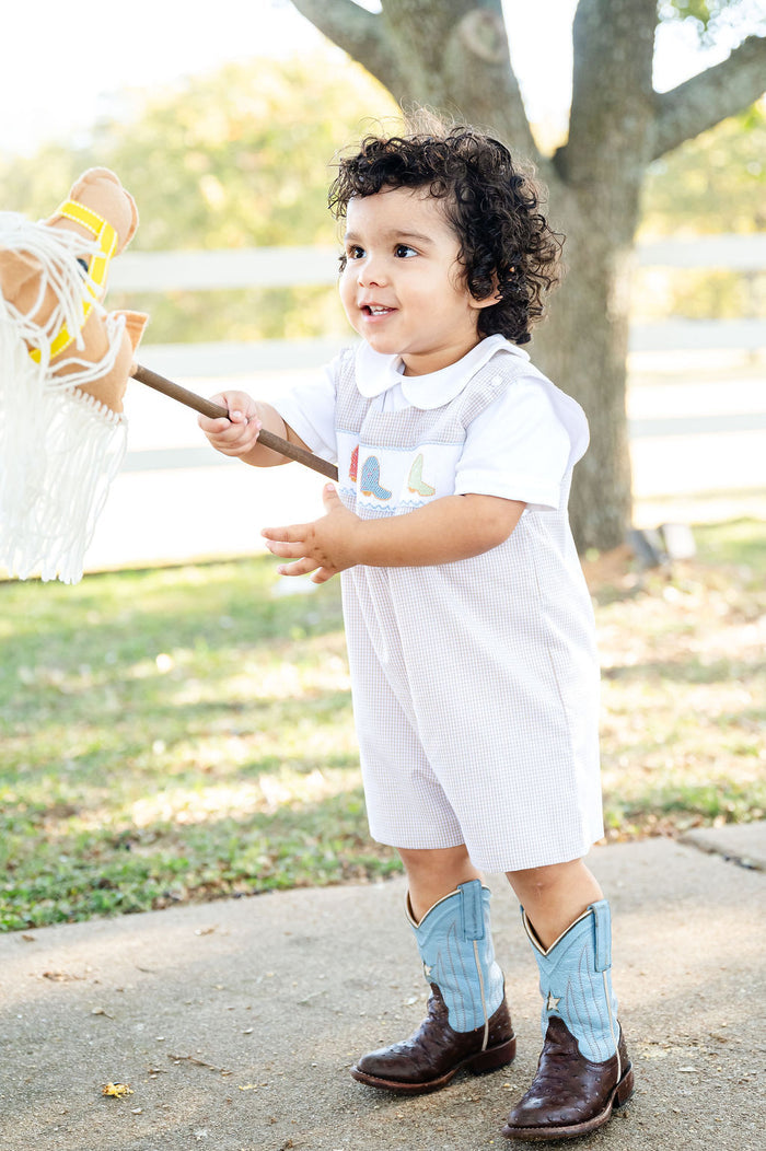 Cowboy Boots Smocked Benjamin Jonjon